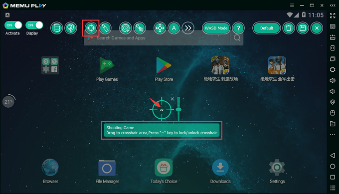 change key mapping for sight view