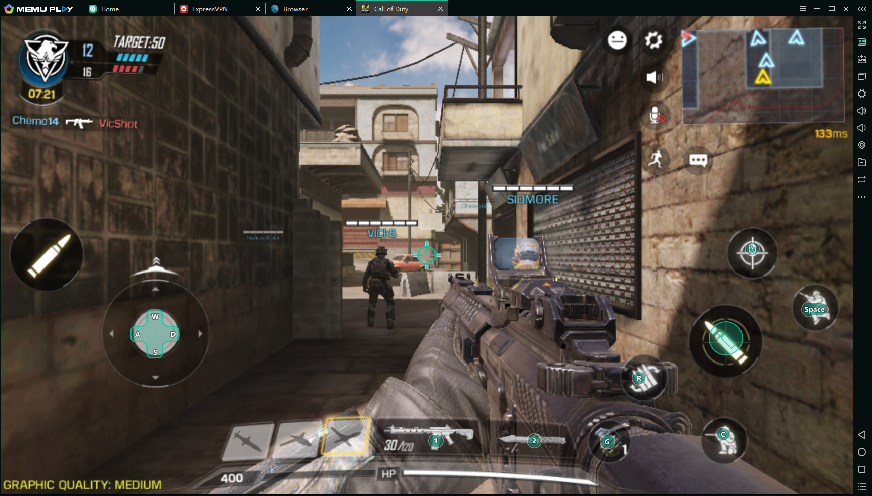 jugar Call of Duty Mobile en PC