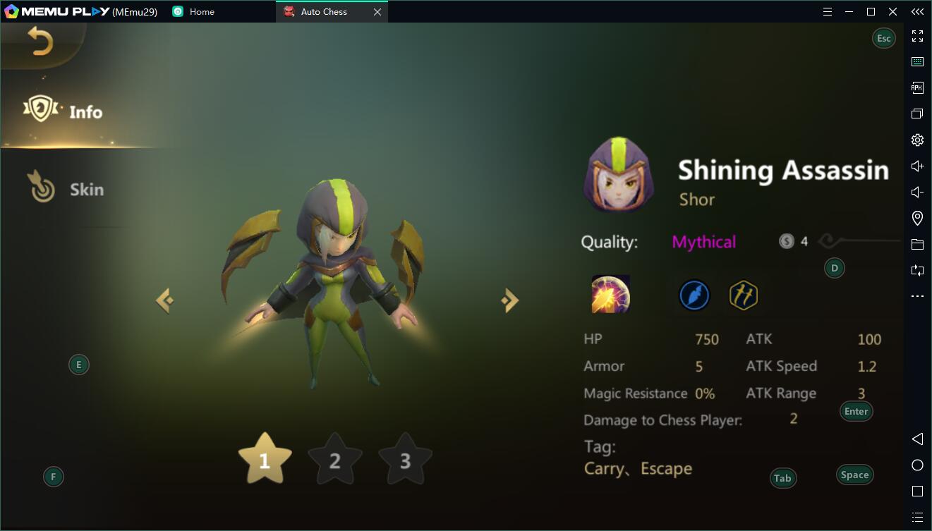 Auto Chess Assassin build