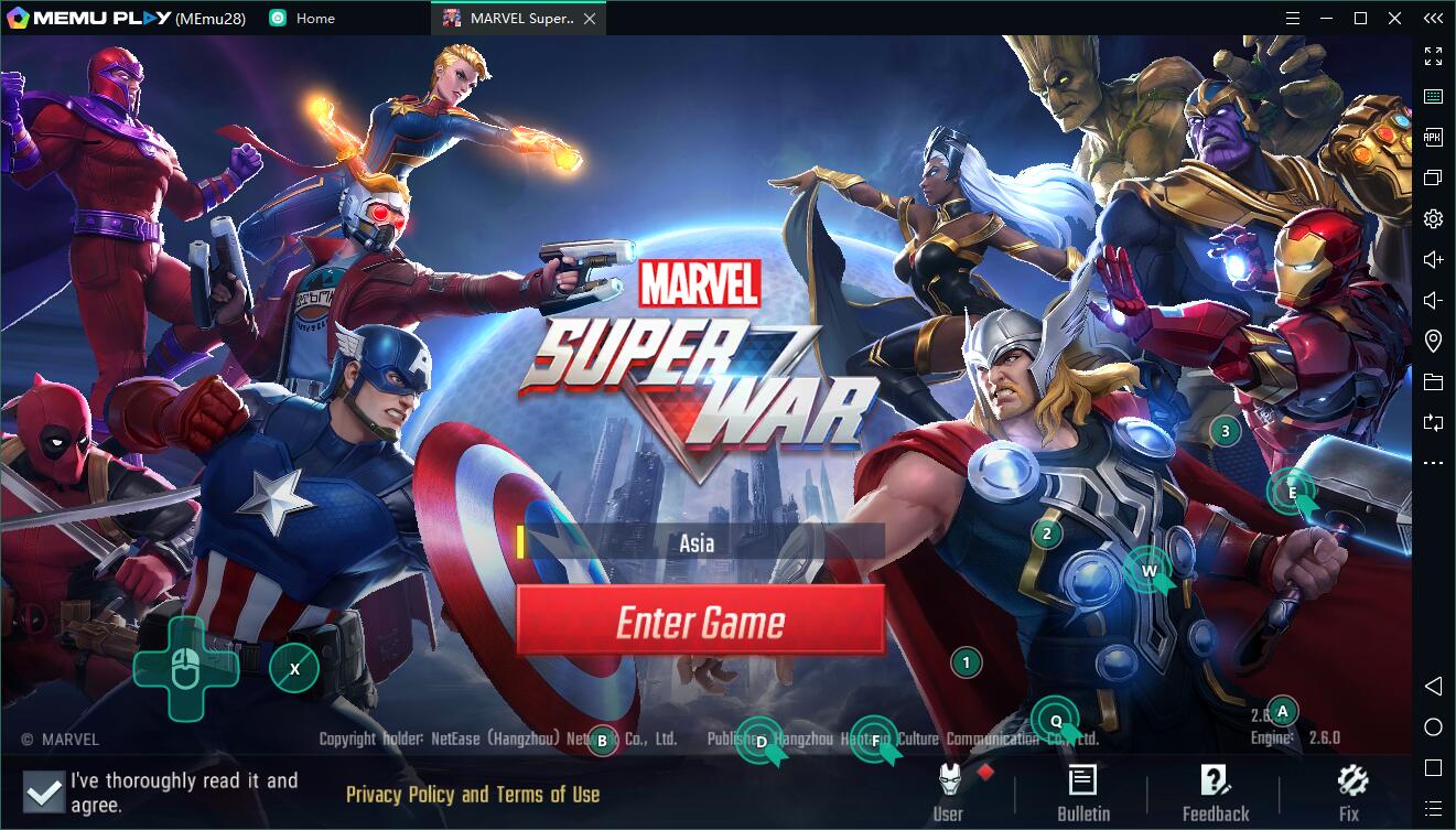 Marvel super war on pc